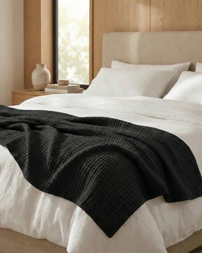 The Monogrammed Blanket - 100% Muslin Cotton