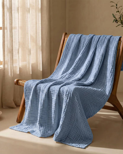 The Monogrammed Blanket - 100% Muslin Cotton