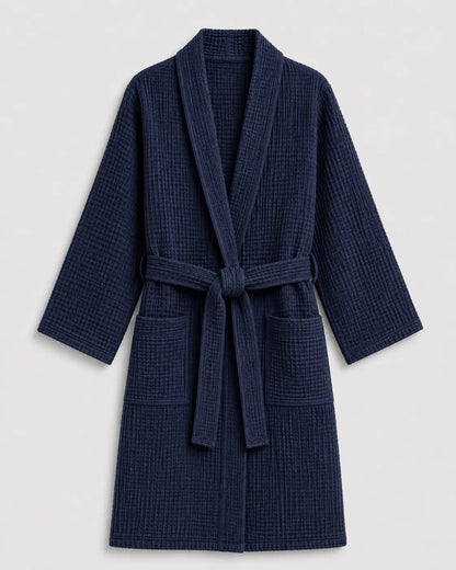 The Four-Seasons Bathrobe - 100% Muslin Cotton